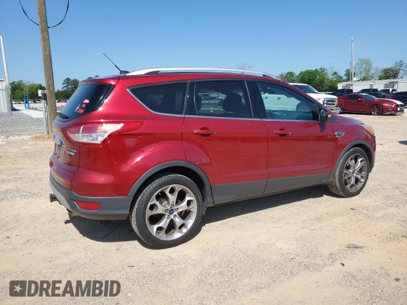 2015 Ford Escape Titanium with VIN 1FMCU0J99FUB10833, listed as a Copart auction lot 52291855 with 119,666 mi miles and Salvage Title. Bid and sale history available at DreamBid. Image 3.