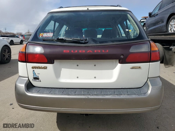 2001 Subaru Legacy Wagon Outback w/RB Equip with VIN 4S3BH665217678037, listed as a Copart auction lot 49513005 with 193,477 mi miles and Salvage Title. Bid and sale history available at carsss.com. Image 6.