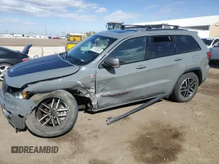 2021 Jeep Grand Cherokee Trailhawk with VIN 1C4RJFLG0MC670068, listed as a Copart auction lot 47838545 with 48,433 mi miles and Salvage Title. Bid and sale history available at carsss.com. Image 1.