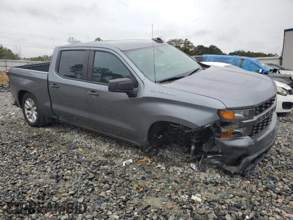 2020 Chevrolet Silverado 1500 Custom with VIN 3GCPWBEK5LG366278, listed as a Copart auction lot 83646074 with 90,466 mi miles and Salvage Title. Bid and sale history available at carsss.com. Image 4.