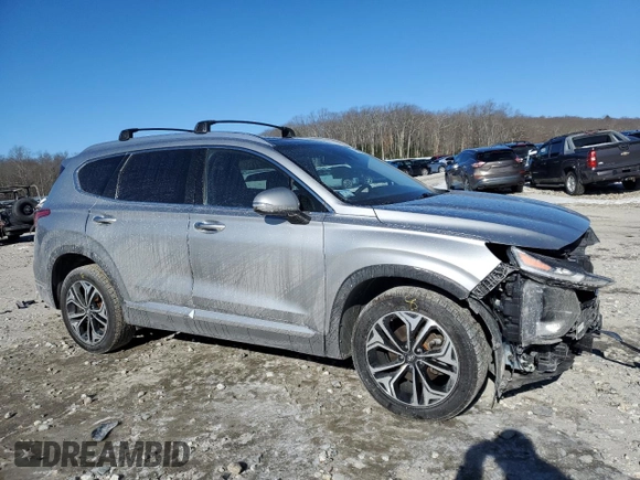 2020 Hyundai Santa Fe SEL with VIN 5NMS3CAA7LH250879, listed as a Copart auction lot 42988695 with 85,603 mi miles and Salvage Title. Bid and sale history available at carsss.com. Image 4.