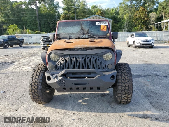 2010 Jeep Wrangler Unlimited Sahara with VIN 1J4BA5H13AL141851, listed as a Copart auction lot 63486504 with 0 mi miles and Salvage Title. Bid and sale history available at carsss.com. Image 5.