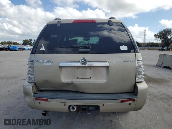 2006 Mercury Mountaineer Premier with VIN 4M2EU48866UJ03625, listed as a Copart auction lot 79059094 with 246,797 mi miles and Salvage Title. Bid and sale history available at carsss.com. Image 6.