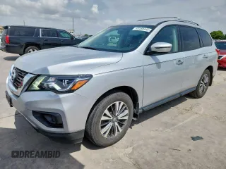 2020 Nissan Pathfinder S with VIN 5N1DR2AN8LC625502, listed as a Copart auction lot 63488445 with 157,617 mi miles and Clean title. Bid and sale history available at DreamBid. Image 1.