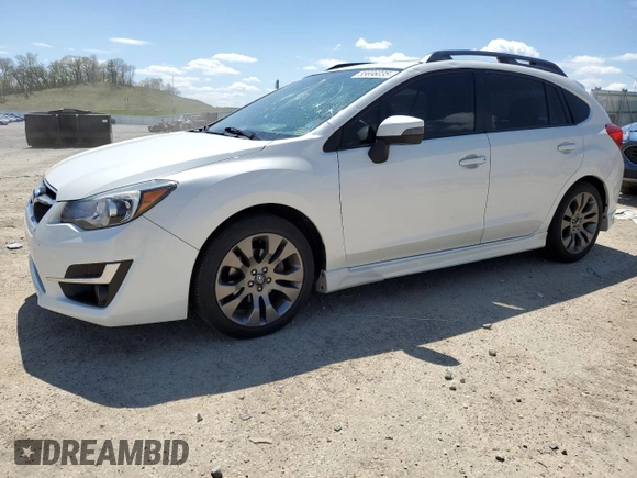 2015 Subaru Impreza Special Sports Limited z VIN JF1GPAW62FH297834, wystawiony jako Copart lot #55696035 z przebiegiem 110 592 mil mil oraz Nie do naprawy • Non repairable. Historia ofert i sprzedaży dostępna na DreamBid. Obrazek 1.