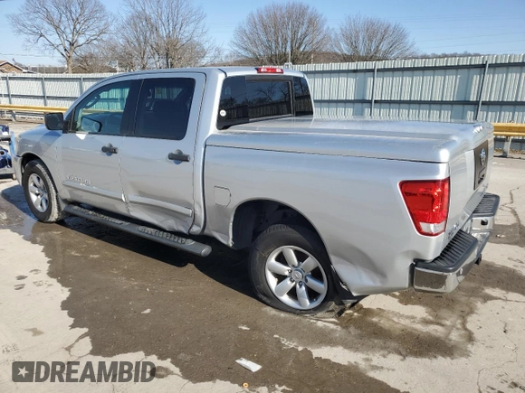 2010 Nissan Titan SE with VIN 1N6BA0ED4AN317007, listed as a Copart auction lot 42290495 with 130,724 mi miles and Salvage Title. Bid and sale history available at carsss.com. Image 2.