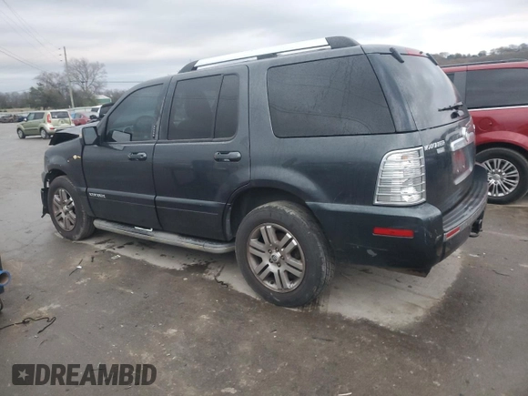 2010 Mercury Mountaineer Premier with VIN 4M2EN4JE6AUJ00908, listed as a Copart auction lot 82547814 with 219,800 mi miles and Salvage Title. Bid and sale history available at carsss.com. Image 2.