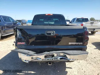 2002 GMC Sierra 1500 SLE with VIN 2GTEC19V221171583, listed as a Copart auction lot 46748355 with 197,932 mi miles and Salvage Title. Bid and sale history available at carsss.com. Image 6.