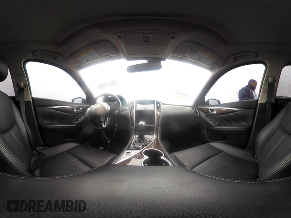 2018 Infiniti Q50 3.0t LUXE with VIN JN1EV7AP1JM351153, listed as a IAAI auction lot 41589119 with 103,915 mi miles. Bid and sale history available at carsss.com. Image 18.