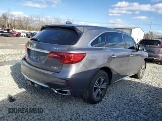 2018 Acura MDX with VIN 5J8YD4H3XJL017600, listed as a Copart auction lot 48470545 with 62,701 mi miles and Salvage Title. Bid and sale history available at carsss.com. Image 3.