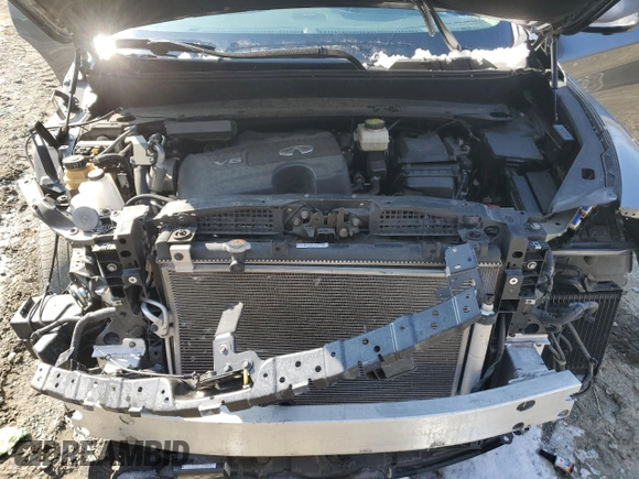 2020 Infiniti QX60 Pure with VIN 5N1DL0MM3LC517118, listed as a Copart auction lot 84210024 with 44,971 mi miles and Salvage title. Bid and sale history available at DreamBid. Image 12.
