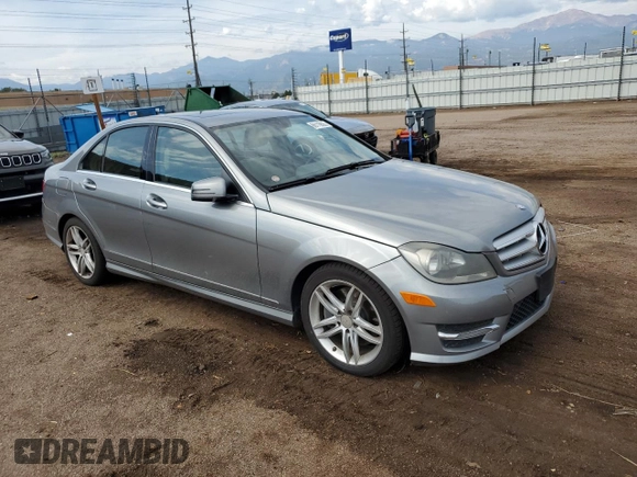 2013 Mercedes-Benz C 300 Sport with VIN WDDGF8AB6DG125342, listed as a Copart auction lot 66119635 with 239,314 mi miles and Clean title. Bid and sale history available at DreamBid. Image 4.