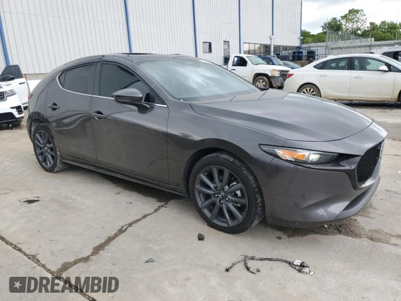 2024 Mazda 3 S Preferred with VIN JM1BPALM9R1716637, listed as a Copart auction lot 58008425 with 9,627 mi miles and Salvage title. Bid and sale history available at DreamBid. Image 4.