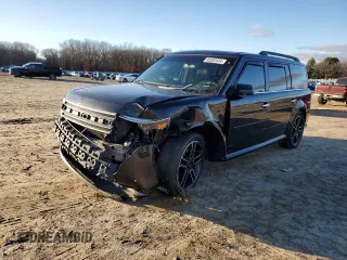 2015 Ford Flex Limited w/EcoBoost with VIN 2FMHK6DT3FBA21707, listed as a Copart auction lot 85502584 with 129,317 mi miles and Salvage Title. Bid and sale history available at carsss.com. Image 1.