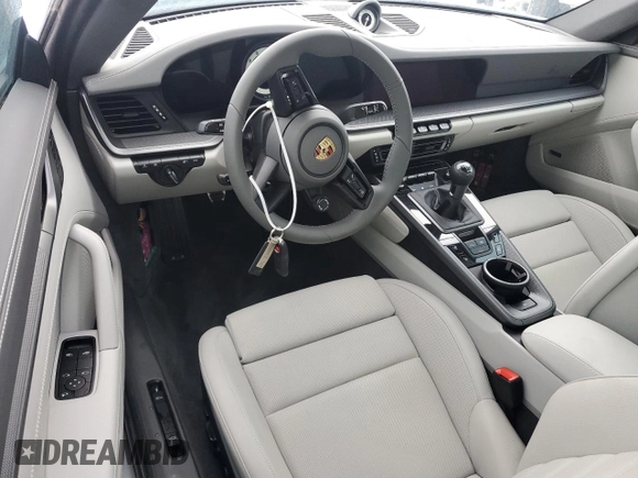 2024 Porsche 911 Carrera S with VIN WP0AB2A97RS220521, listed as a Copart auction lot 74099424 with 0 mi miles and Salvage Title. Bid and sale history available at carsss.com. Image 8.