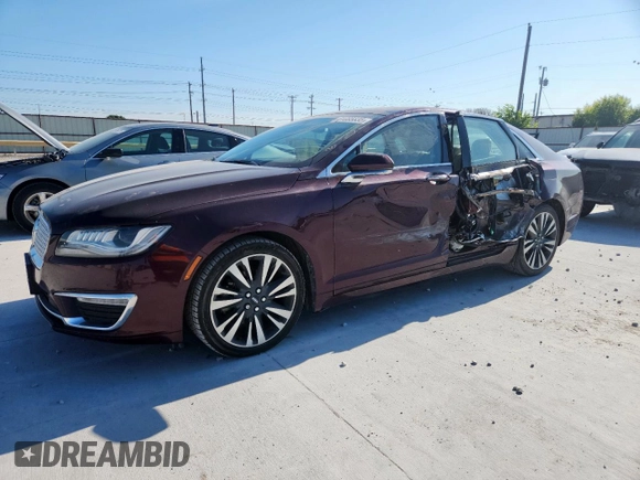 2017 Lincoln MKZ Select with VIN 3LN6L5C97HR657121, listed as a Copart auction lot 61085835 with 62,375 mi miles and Salvage title. Bid and sale history available at DreamBid. Image 1.