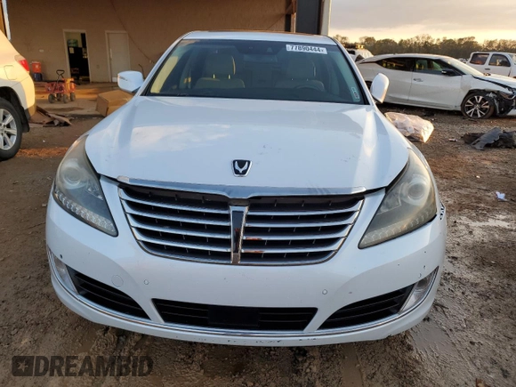 2016 Hyundai Equus Signature z VIN KMHGH4JH1GU106362, wystawiony jako Copart lot #77890444 z przebiegiem 157 745 mil mil oraz Szkody całkowita. Historia ofert i sprzedaży dostępna na DreamBid. Obrazek 5.