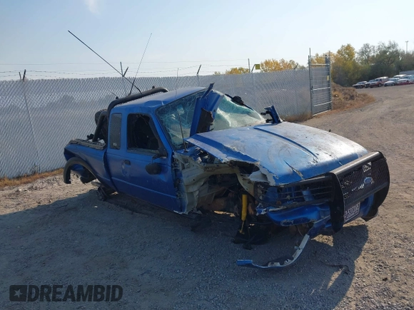 2001 Ford Ranger XL Fleet with VIN 1FTZR15E41TA37401, listed as a IAAI auction lot 40584500 with 1 mi miles. Bid and sale history available at carsss.com. Image 1.