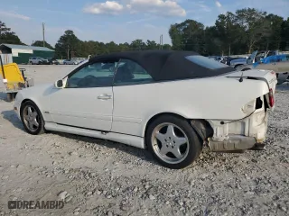 2002 Mercedes-Benz CLK-Class with VIN WDBLK65G52T109375, listed as a Copart auction lot 71832724 with 207,707 mi miles and Salvage Title. Bid and sale history available at carsss.com. Image 2.