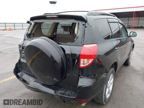 2008 Toyota RAV4 with VIN JTMZD33VX86059196, listed as a IAAI auction lot 41697456 with 267,334 mi miles. Bid and sale history available at carsss.com. Image 6.