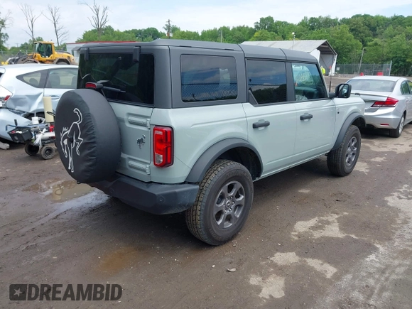 2023 Ford Bronco with VIN 1FMDE5BH5PLC15428, listed as a IAAI auction lot 42263776 with 11,556 mi miles and . Bid and sale history available at DreamBid. Image 4.