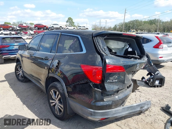 2016 Honda Pilot EX-L with VIN 5FNYF6H74GB048649, listed as a IAAI auction lot 41614843 with 132,264 mi miles. Bid and sale history available at carsss.com. Image 3.