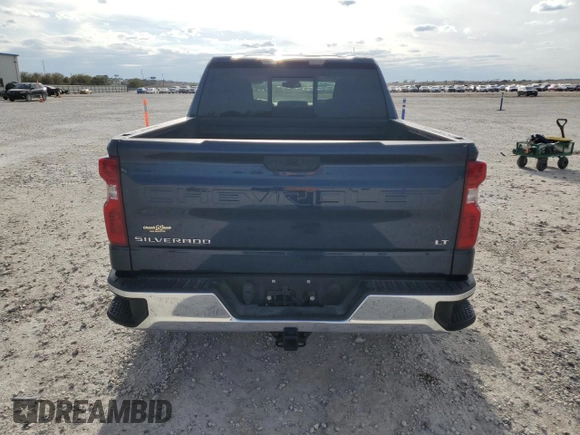 2022 Chevrolet Silverado 1500 LT with VIN 2GCPACED9N1506432, listed as a Copart auction lot 84863384 with 24,695 mi miles and Salvage Title. Bid and sale history available at carsss.com. Image 6.