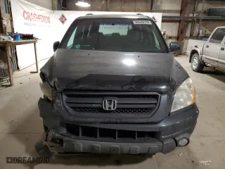 2003 Honda Pilot EX with VIN 2HKYF18723H565883, listed as a Copart auction lot 84520794 with 0 mi miles and Salvage Title. Bid and sale history available at carsss.com. Image 5.
