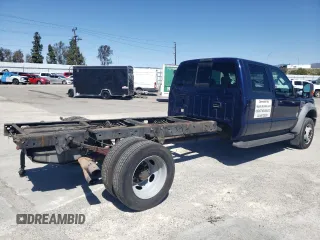 2008 Ford F-550 XL with VIN 1FDAW56R78ED93561, listed as a Copart auction lot 49654555 with 134,722 mi miles and Clean Title. Bid and sale history available at carsss.com. Image 3.