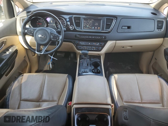 2017 Kia Sedona SX-L with VIN KNDME5C10H6278975, listed as a Copart auction lot 77006344 with 200,874 mi miles and Non Repairable. Bid and sale history available at carsss.com. Image 8.