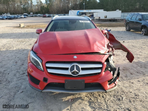 2015 Mercedes-Benz GLA-Class GLA 250 with VIN WDCTG4GB2FJ073505, listed as a Copart auction lot 87386204 with 155,872 mi miles and Salvage Title. Bid and sale history available at carsss.com. Image 5.