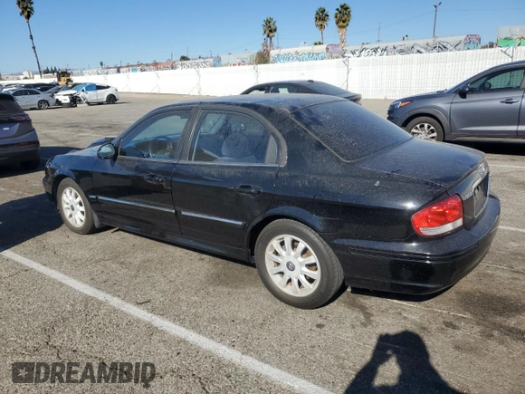 2002 Hyundai Sonata GLS with VIN KMHWF35H92A641858, listed as a Copart auction lot 80581244 with 124,020 mi miles and Clean Title. Bid and sale history available at carsss.com. Image 2.