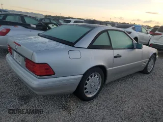 1998 Mercedes-Benz SL-Class with VIN WDBFA67F8WF163620, listed as a Copart auction lot 74125164 with 0 mi miles and Salvage Title. Bid and sale history available at carsss.com. Image 3.