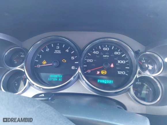 2007 Chevrolet Silverado 1500 LT w/1LT with VIN 3GCEK13C27G537311, listed as a IAAI auction lot 41559010 with 127,104 mi miles. Bid and sale history available at carsss.com. Image 7.