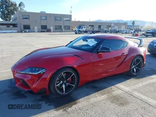 2020 Toyota Supra 3.0 with VIN WZ1DB4C02LW027976, listed as a IAAI auction lot 41264307 with 53,382 mi miles and . Bid and sale history available at DreamBid. Image 17.