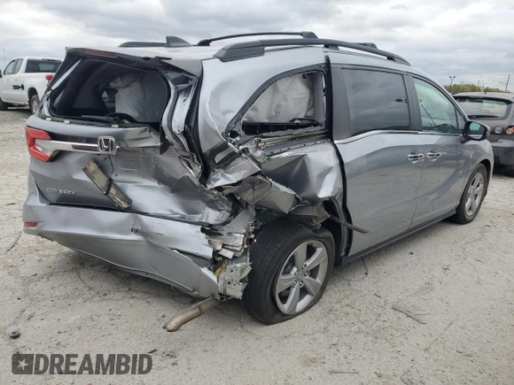 2019 Honda Odyssey EX-L z VIN 5FNRL6H73KB121127, wystawiony jako Copart lot #53118835 z przebiegiem 87 261 mil mil oraz Szkoda całkowita • Salvage title. Historia ofert i sprzedaży dostępna na DreamBid. Obrazek 3.