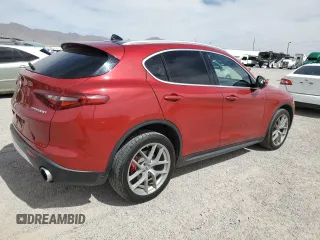 2018 Alfa Romeo Stelvio Ti z VIN ZASFAKBN5J7B90714, wystawiony jako Copart lot #56675895 z przebiegiem 87 642 mil mil oraz Czysty tytuł • Clean title. Historia ofert i sprzedaży dostępna na DreamBid. Obrazek 3.