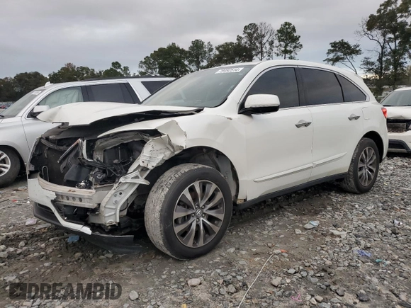 2015 Acura MDX Technology with VIN 5FRYD3H41FB012506, listed as a Copart auction lot 79492514 with 236,232 mi miles and Salvage Title. Bid and sale history available at DreamBid. Image 1.