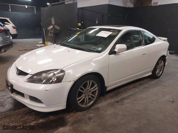 2006 Acura RSX with VIN JH4DC54866S001316, listed as a IAAI auction lot 41702462 with 202928 miles. Bid and sale history available at carsss.com. Image 2.