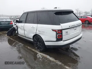 2021 Land Rover Range Rover Westminster with VIN SALGS2RUXMA438253, listed as a IAAI auction lot 41497073 with 52,087 mi miles and . Bid and sale history available at DreamBid. Image 3.