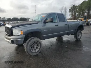 2005 Dodge Ram 2500 SLT with VIN 3D7KS28D15G768293, listed as a Copart auction lot 45110895 with 195,127 mi miles and Salvage Title. Bid and sale history available at carsss.com. Image 1.