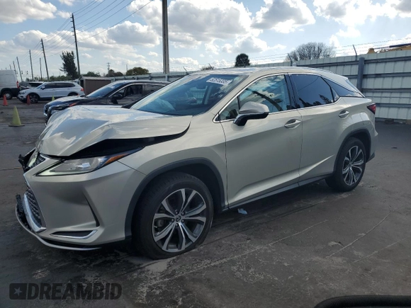 2021 Lexus RX with VIN 2T2HZMAAXMC186340, listed as a Copart auction lot 52515335 with 41,002 mi miles and Non Repairable. Bid and sale history available at carsss.com. Image 1.