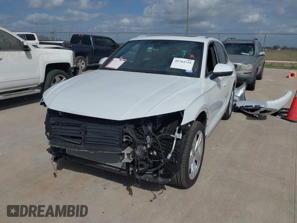 2025 Audi Q5 S line Premium Plus with VIN WA1EAAFY1S2016070, listed as a IAAI auction lot 41764724 with 2,491 mi miles and . Bid and sale history available at DreamBid. Image 6.