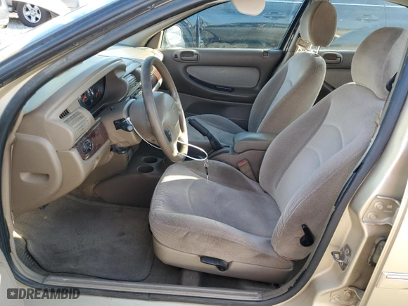 2001 Chrysler Sebring LX with VIN 1C3EL46X21N731417, listed as a Copart auction lot 75698614 with 76,442 mi miles and Clean Title. Bid and sale history available at carsss.com. Image 7.