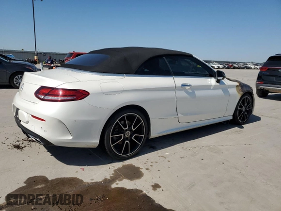 2021 Mercedes-Benz C 300 with VIN W1KWK8DB6MG070314, listed as a Copart auction lot 74233824 with Not Provided miles and Salvage Title. Bid and sale history available at DreamBid. Image 3.