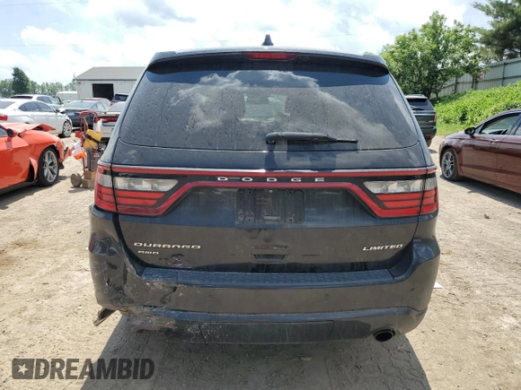 2014 Dodge Durango Limited with VIN 1C4RDJDG4EC599645, listed as a Copart auction lot 62491705 with 88,520 mi miles and Clean title. Bid and sale history available at DreamBid. Image 6.