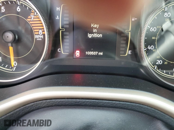 2017 Jeep Cherokee Latitude with VIN 1C4PJMCS9HW646789, listed as a Copart auction lot 54574745 with 103,537 mi miles and Salvage Title. Bid and sale history available at DreamBid. Image 9.