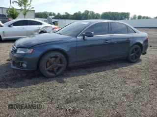 2010 Audi A4 Premium Plus with VIN WAUFFAFL3AN062820, listed as a Copart auction lot 63121505 with 171,748 mi miles and Clean title. Bid and sale history available at DreamBid. Image 1.