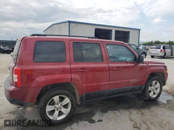 2014 Jeep Patriot Latitude with VIN 1C4NJRFB8ED845677, listed as a Copart auction lot 66019864 with 188,587 mi miles and Salvage Title. Bid and sale history available at carsss.com. Image 3.