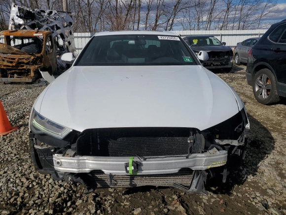 2018 Audi A6 Premium Plus with VIN WAUG8AFC4JN012071, listed as a Copart auction lot 43729455 with 136162 miles and Salvage Title. Bid and sale history available at carsss.com. Image 5.